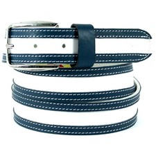 Cintura Uomo vera Pelle Bianco