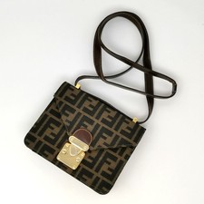 Borsa a tracolla FENDI Zucca
