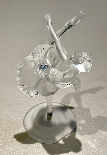 Statuina ballerina cristallo
