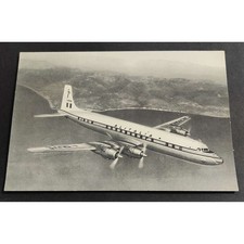 Cartolina Alitalia - "DC-7C " Seven Seas