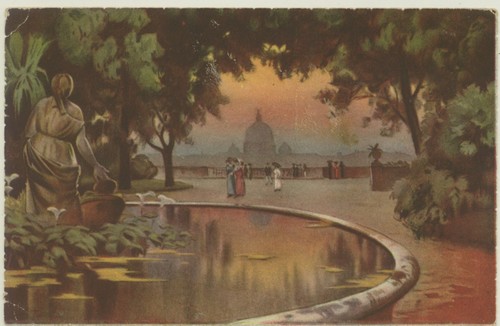 Roma città pincio fontana - roma,