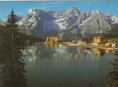 Dolomiti lago misurino - lago, di