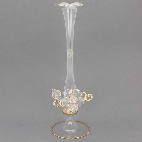 Vaso stelo soffiato mano - vaso,