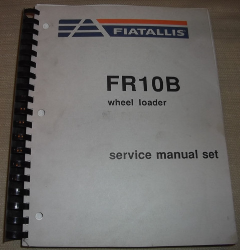 Fiat allis fr10b pala gommata - fr10b,