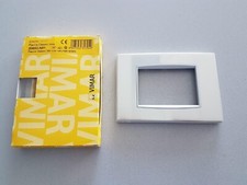 VIMAR EIKON NEXT PLACCA CLASSIC INOX NATURALE SPAZZOLATO SQUADRATA 20653.N91 3P