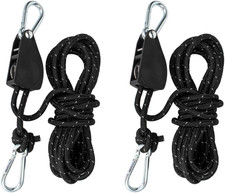 Paranco per Biberon Con Tenditore, Cricchetto Con Corda Da 5 M, Puleggia Con Ten