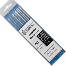 ELCAN Tungsteno Saldatura TIG Zirconio 0,8% Bianco AZ8 Professionale, Elettrodi 