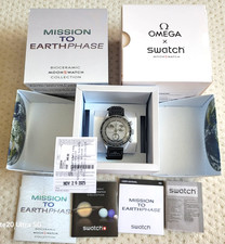 Omega x Swatch Moonswatch Missione alla Fase Terra Nuovo con scatola 