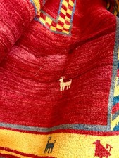 Classico persiano Gabbeh annodato a mano, è 6 mq, 300 cm x 200 cm, appena lavato