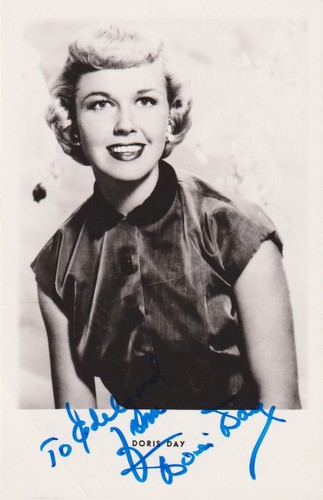 Doris day autografo - doris, originale