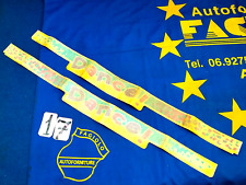 ADESIVO "DANCE" FIAT PANDA 2pz. LOGO TRICOLORE STEMMA FIANCATA PANDA DANCE*(N.B)