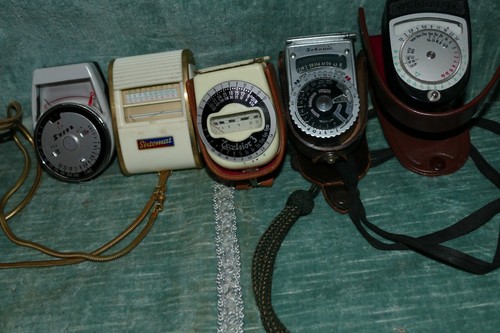 Esposimetri vintage lotto - lotto, n