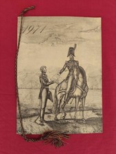 Calendario Storico Carabinieri 1971 Originale 