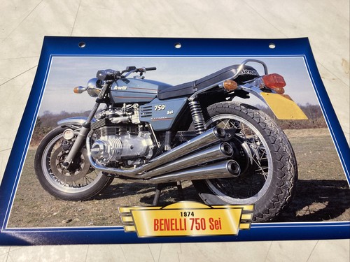 Benelli 750 sei 1974 scheda - benelli,