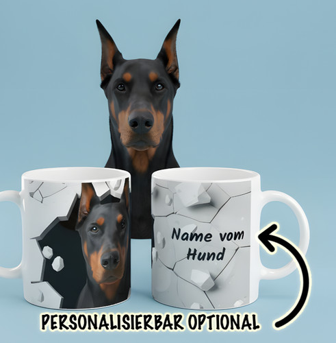 Tazza dobermann - tazza,