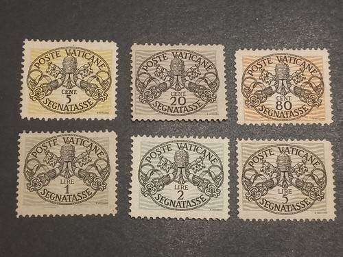 Vaticano segnatasse 1946 linee - vaticano,