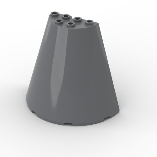Lego cono mezzo 8x4x6 - mezzo,