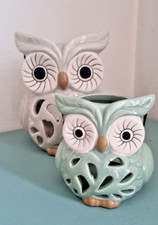 Lanterne Porta Candela GUFO - coppia