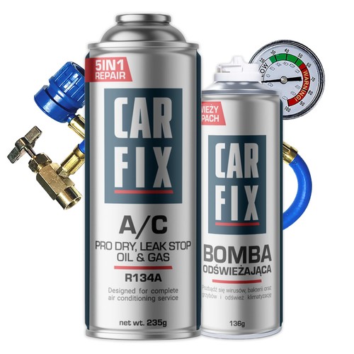 Carfix kit clima r134a 1 - clima, 5-in-1