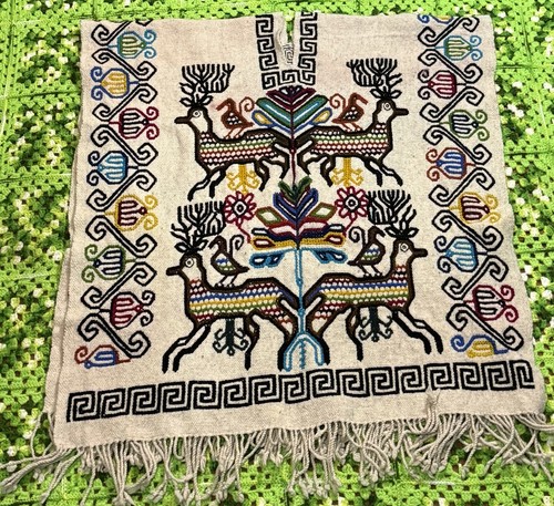 Poncho peruviano vintage