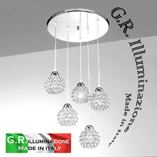 LAMPADARIO MODERNO CROMATO 5