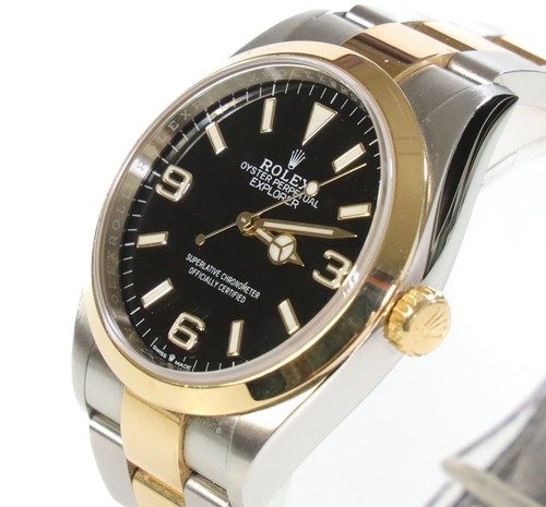 Rolex explorer 36mm - rolex, bicolore