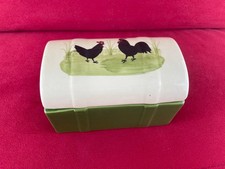 Ceramica Zeller - gallo e gallina - scrigno del tesoro / scrigno TOP