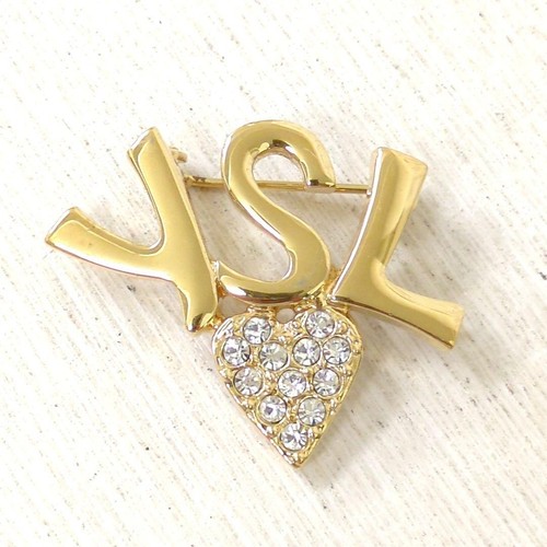 Spilla logo yves saint - spilla,