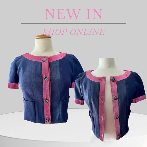 Giacca chanel denim blu - giacca,