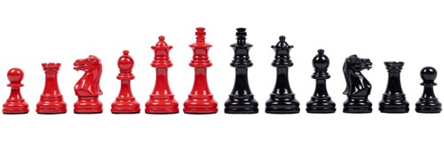 Italfama rosso nero scacchi - rosso, in