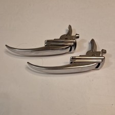 Fiat 1100 103 D H Coppia Maniglie Cromate Anteriore Sx e posteriore Dx Epoca