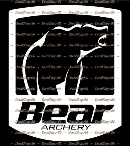 Decalcomania bear archery - decalcomania,