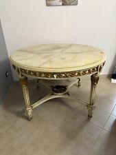 Antico tavolo con piano in