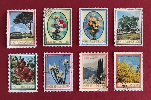 Francobolli italia serie flora - francobolli,