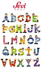 Lettere legno sevi - in,