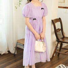 Bambine Chiffon Abito Fiocco