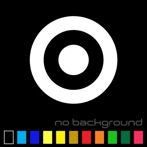 Adesivo bullseye decalcomania - bullseye,