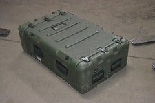 BW Hardigg 19" coperchio rack 4 HE 61 cm di profondità Trolly (rete, esercito tedesco)