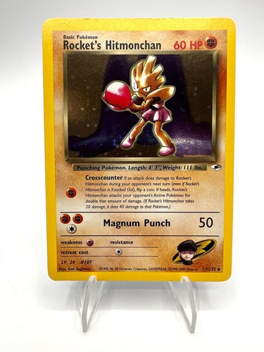 Carta pokemon rocket - carta,