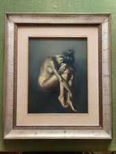 Dipinto olio tela - tela, nudo
