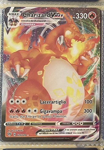 Pokemon charizard vmax 189 - pokemon,