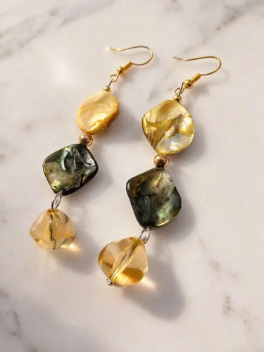 Orecchini pendenti boho - , con