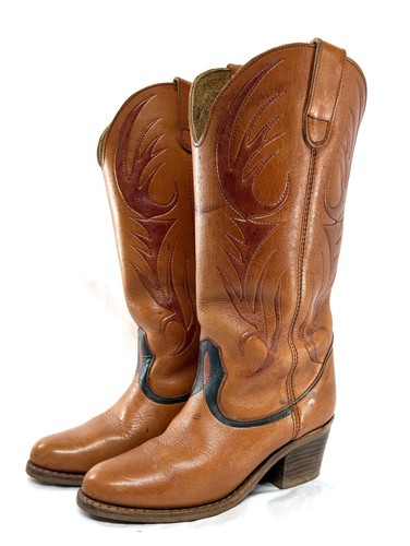 Stivali cowboy vintage anni - cowboy,