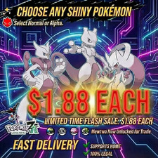 POKEMON LEGENDS ZA✨Personalizzato Alpha Pokemon 6IV Shiny ✨YOUR OT✨ALPHA POKEMON MEGA✨