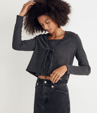 MADEWELL CARDIGAN DONNA NERO
