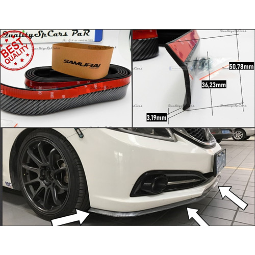 Spoiler adesivo per - honda, lama