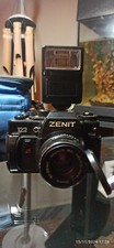 MACCHINA FOTOGRAFICA  ZENITH 122 REFLEX COMPRESA DI FLASH Obiettivo e borsetta