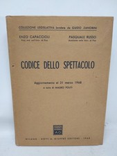 CODICE DELLO SPETTACOLO  A