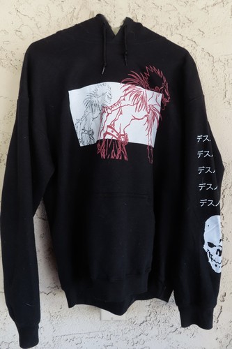 Felpa nera con cappuccio - , death