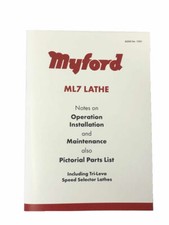 Manuale tornio Myford ML7